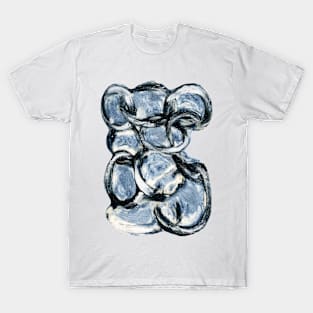 Blue Toulouse chains (cut-out) T-Shirt